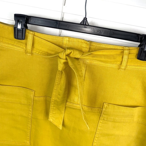 NWT🤩 |•TORY BURCH•| Mustard Denim Skirt - Picture 12 of 15